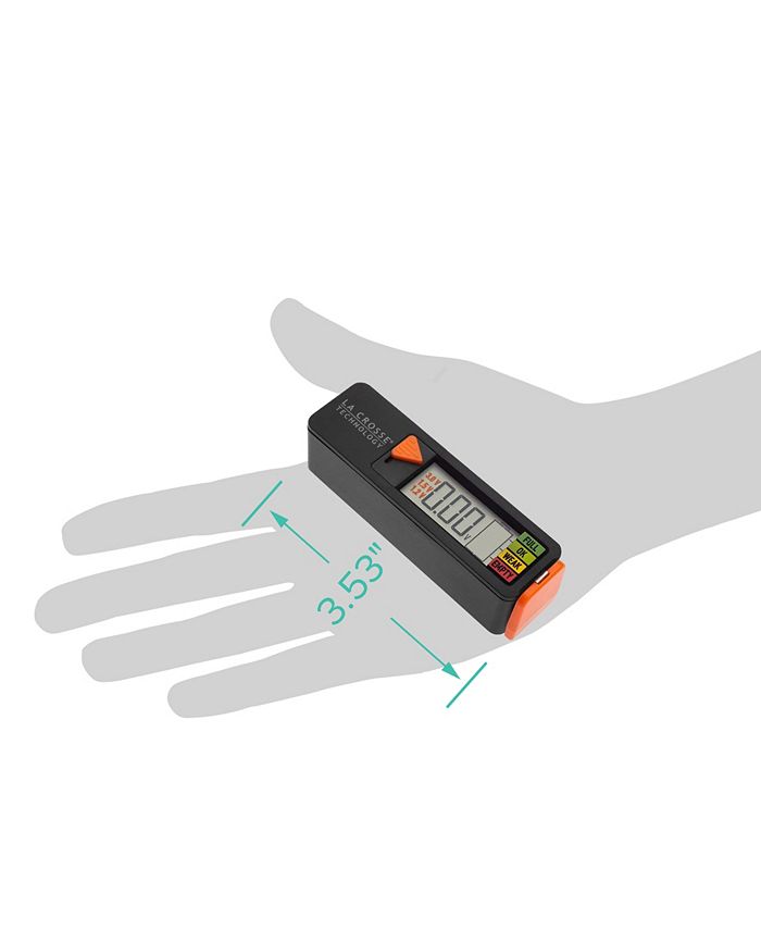 La Crosse Technology Handheld Digital Battery Tester Macy
