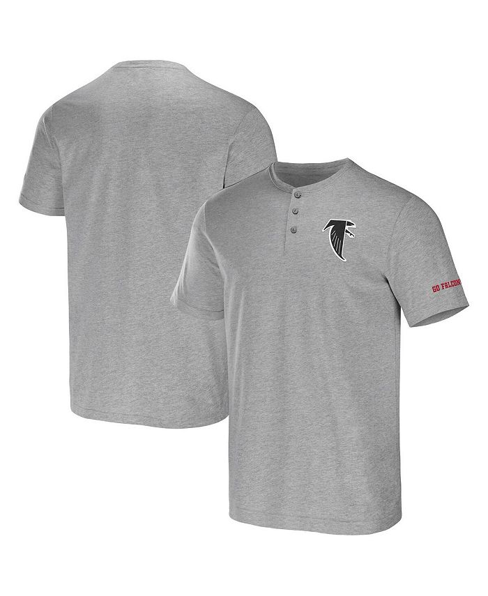 Fanatics Men's NFL x Darius Rucker Collection by Heather Gray Atlanta  Falcons Henley T-shirt - Macy's