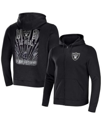 Men's NFL x Darius Rucker Collection by Black Las Vegas Raiders Rocker Full-Zip Hoodie