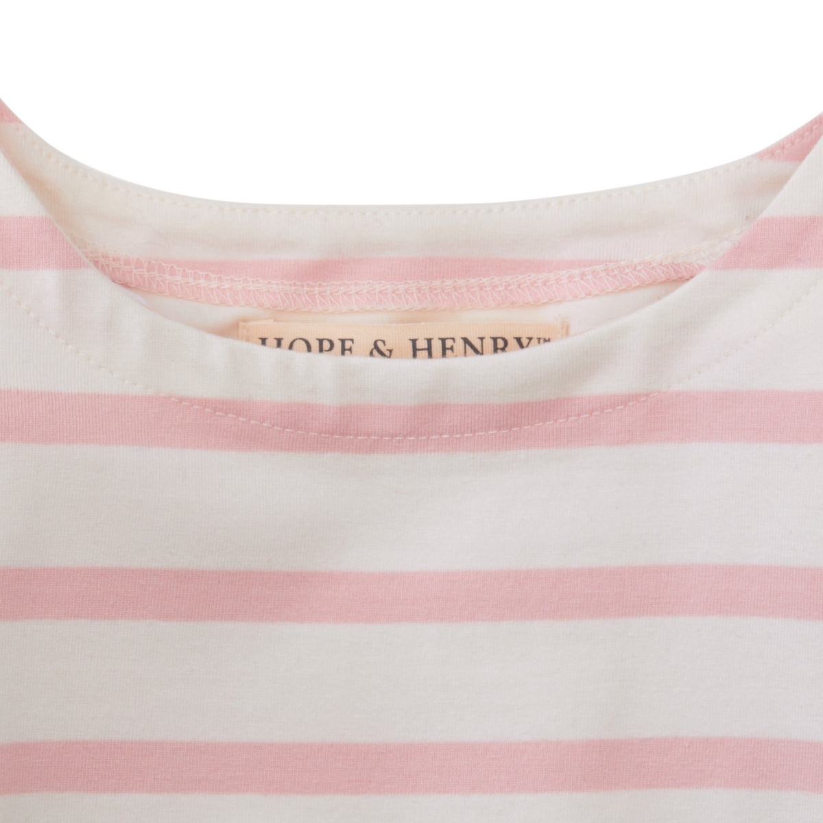 Hope & Henry Baby Girls Organic Cotton Lightweight Blocked Skater Dress