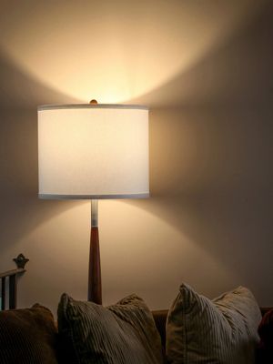 Lucas 61" LED Standing Floor Lamp with Drum Shade