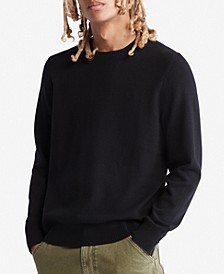 Men's Regular-Fit Merino Wool Crewneck Sweater