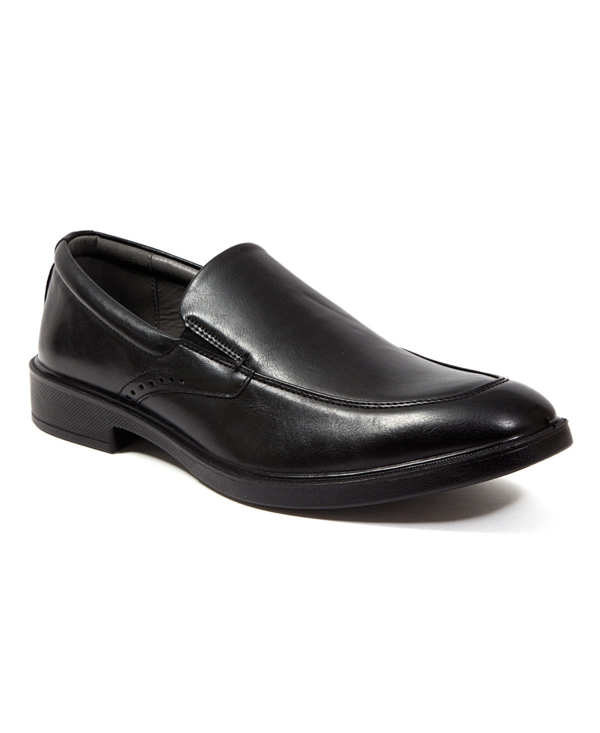 Men's Refine Memory Foam Water Repellant Slip-On Moc-Toe Loafer Shoes - Brown