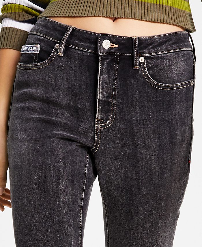 Tommy Jeans Cuffed Skinny Jeans Macy's