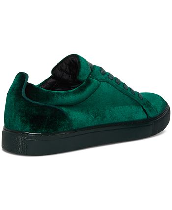 Steve Madden Men's Yali Velvet Low Top Sneakers