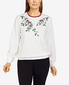 Women's Classics Holiday Owls Pullover Top