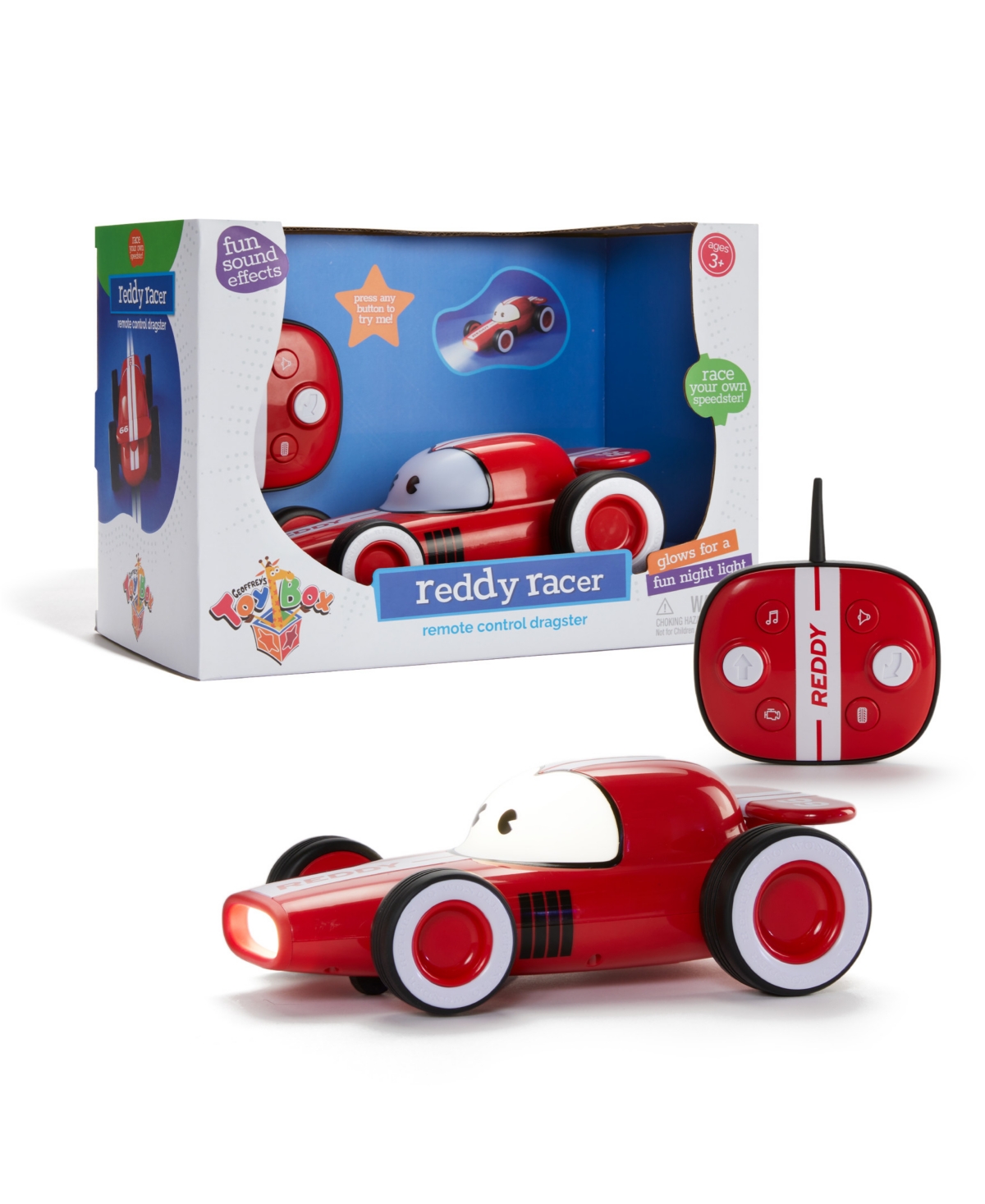 Geoffrey's Toy Box Kids' Toy Rc Dragster Reddy Racer Set, Created For Macy's