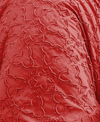 Stella Clipped Jacquard 3-Pc. Comforter Set, Twin