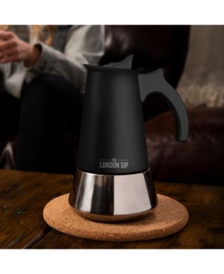 Stainless Steel Espresso Maker 10-Cup