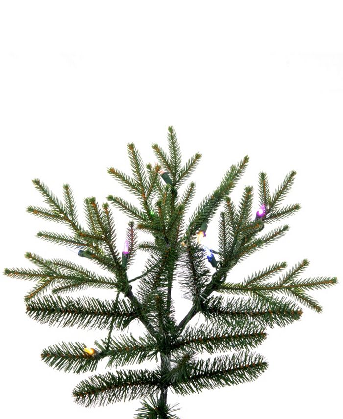 Vickerman Tiffany Fraser Fir Artificial Christmas Tree, LED Color