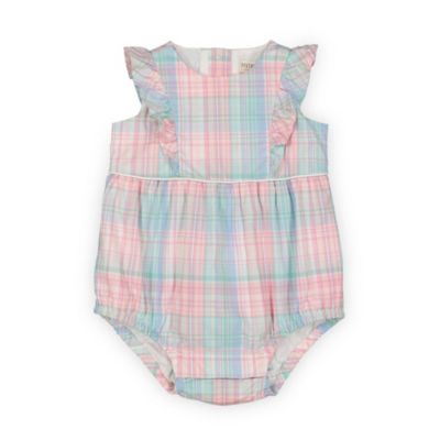 Love Henry Baby Girls Mila Romper - Delicate Navy Floral (Size NB-2)