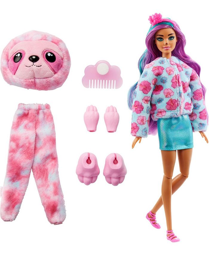 Barbie Cutie Reveal Sloth Fantasy Series Doll and Accessories - Macy's