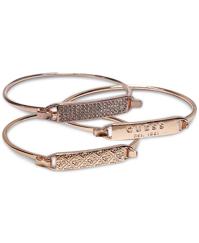 Guess bangle rose gold clearance