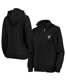 Women's Black Cleveland Cavaliers Perforated Full-Zip Hoodie Jacket