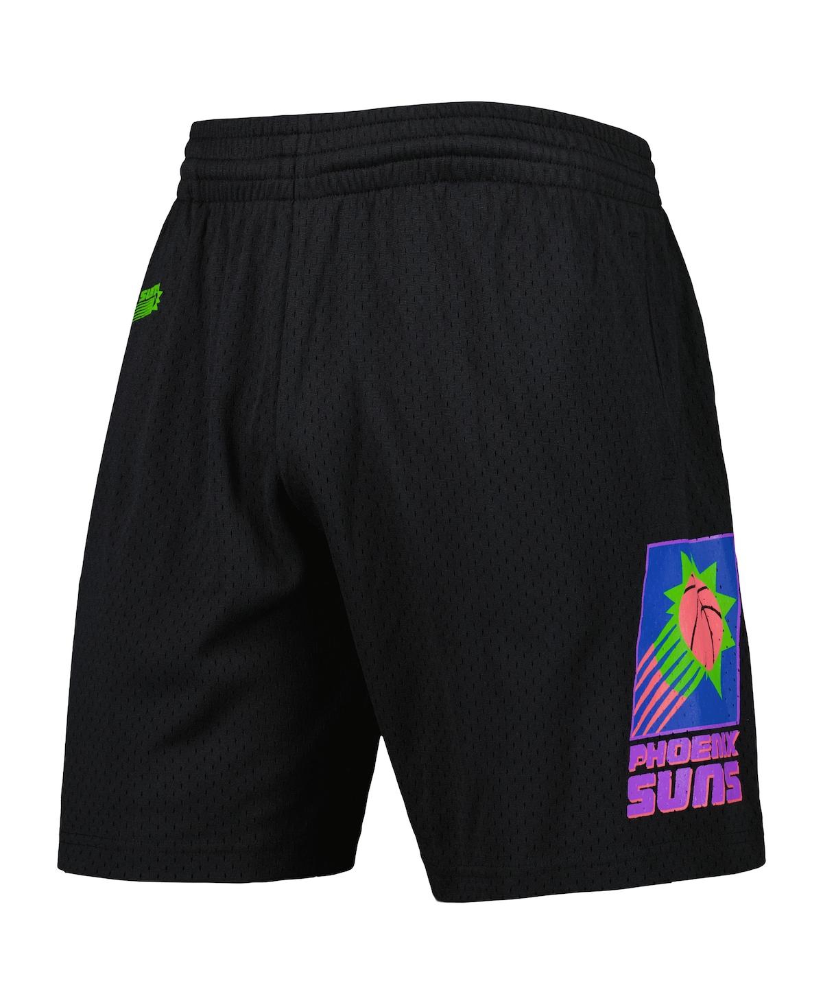 Shop Mitchell & Ness Men's  Black Phoenix Suns Hardwood Classics Color Bomb Energy Shorts