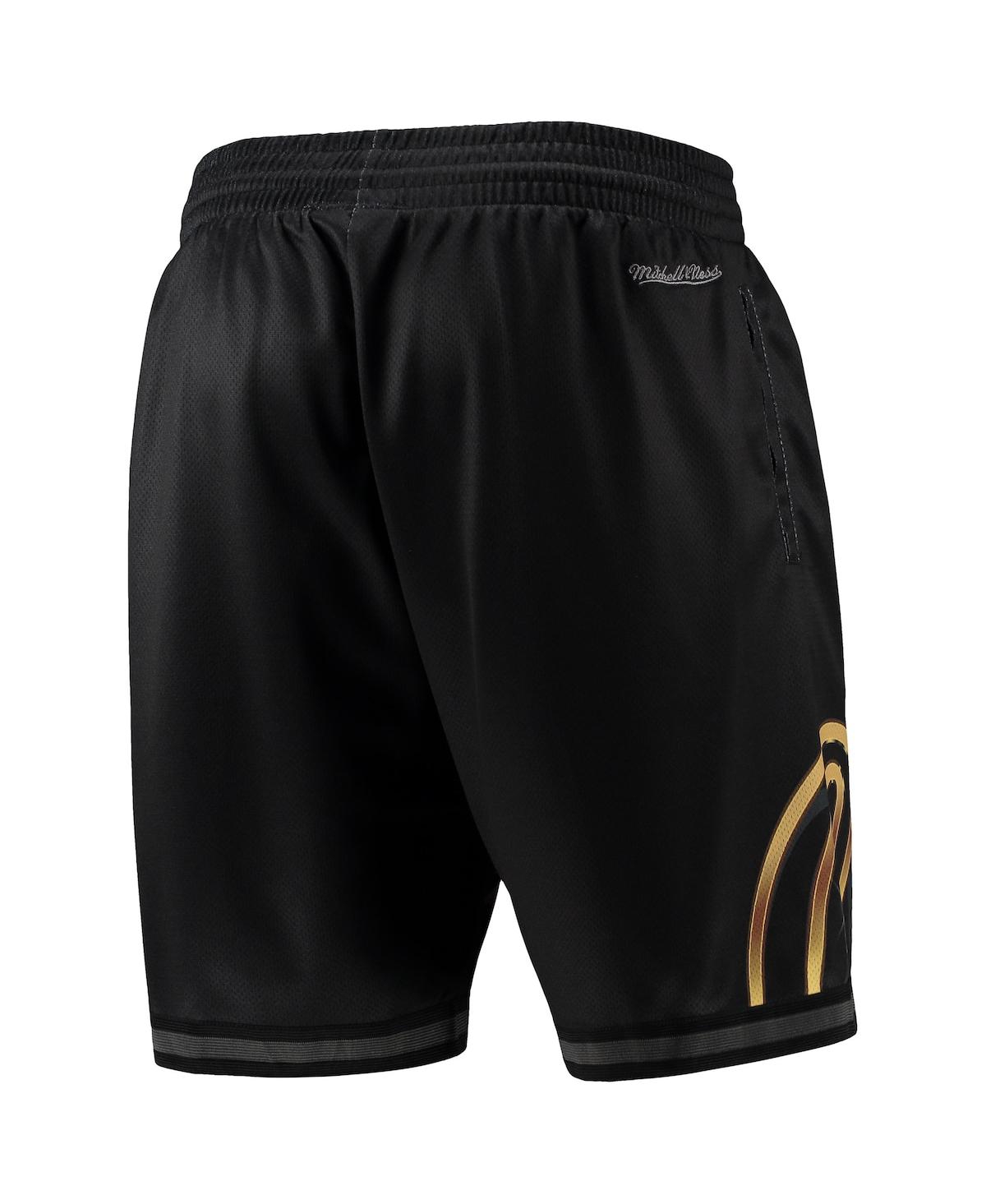 Mitchell & Ness Men's  Black Chicago Bulls Big Face 4.0 Fashion Shorts In Black
