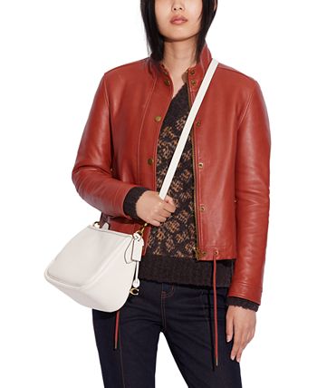 COACH Soft Pebble Leather Cary Shoulder Bag