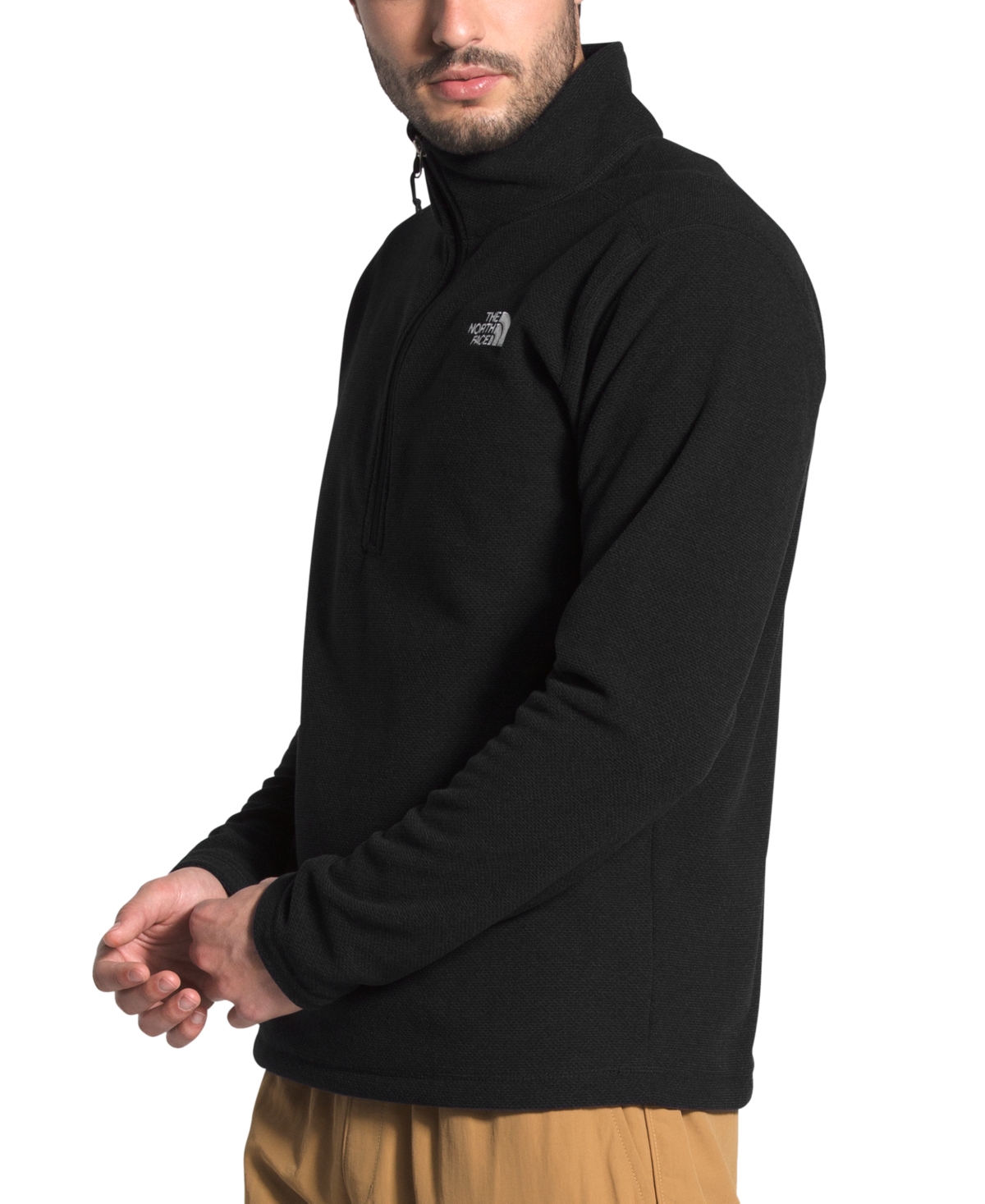 The North Face Men's Textured Cap Rock 1/4 Zip Pullover Sweatshirt