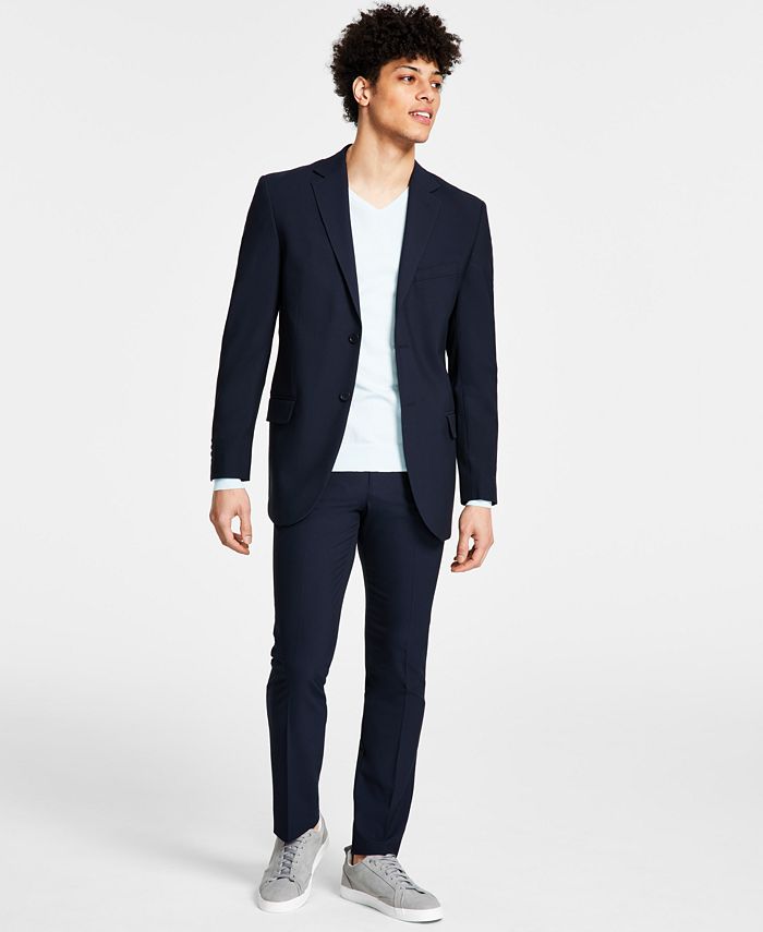 DKNY Men's Modern-Fit Stretch Suit Separates - Macy's