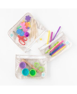 Baby Girls Printed Travel Water Resistant Bag, Pack of 3