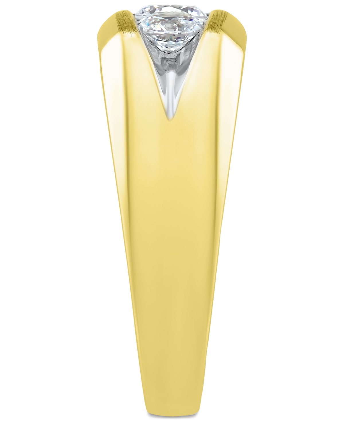 Grown With Love Men's Lab Grown Diamond Three Stone Ring (1 ct. t.w.) in 10k Gold