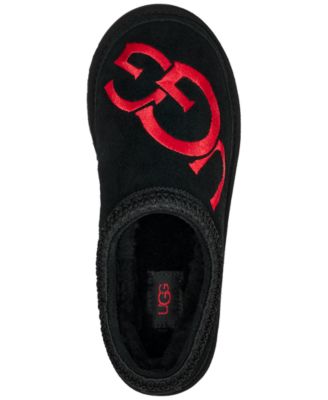 UGG Black Slippers with White and Red Logo Embroidery UGG® Men main image 4