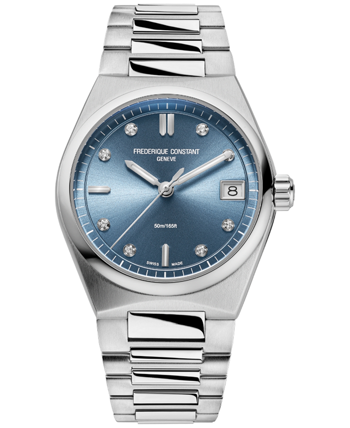 Women's Swiss Highlife Diamond (1/20 ct. t.w.) Stainless Steel Bracelet Watch 31mm - Silver-tone