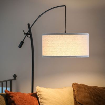 Grayson 84" LED Arc Floor Lamp with Adjustable Arm