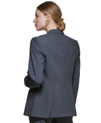 One-Button Blazer, Regular and Petite Sizes