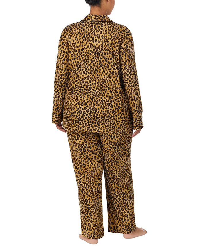 Lauren Ralph Lauren Plus Size LeopardPrint Pajamas Set Macy's