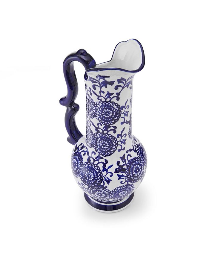Mikasa Floral Ceramic Jug Vase Macy's