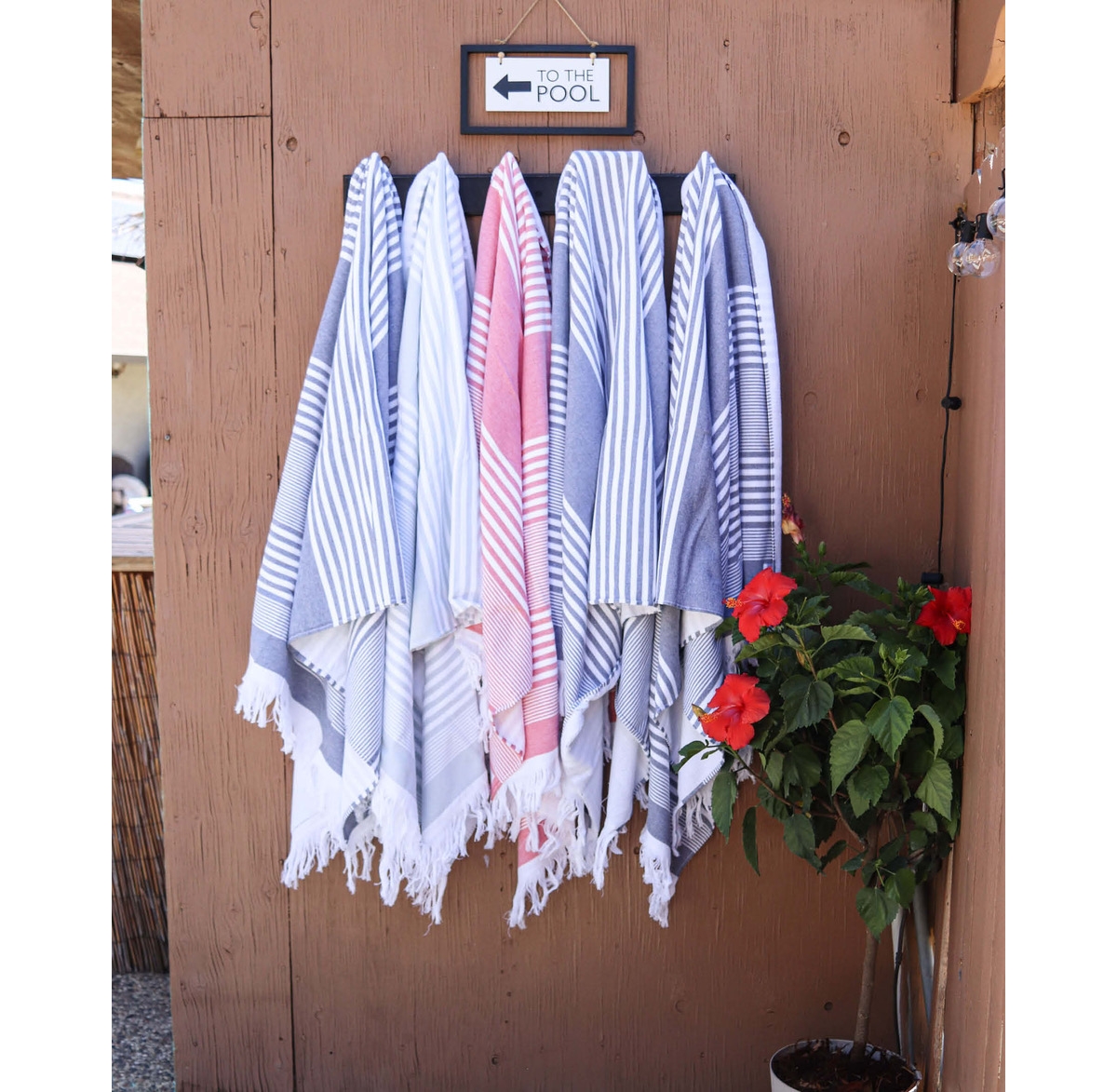 Delilah Home 100% Organic Cotton, Sand Resistant, Sunset Towel, 36
