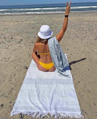 100% Organic Cotton, Sand Resistant, Sunset Beach Towel, 36" x 70"