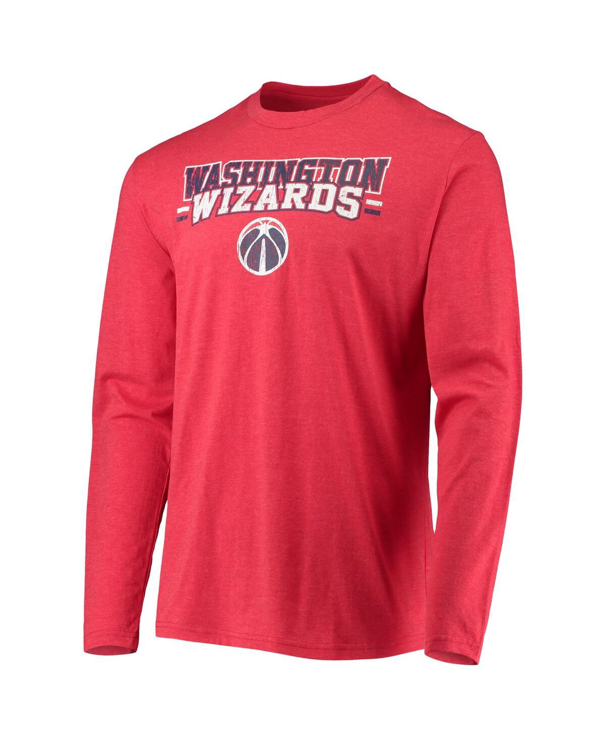 Men's Concepts Sport Red Washington Wizards Long Sleeve T-Shirt & Pants Sleep Set - Red