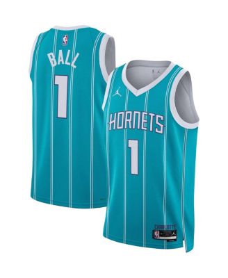Men's and Women's Nike Lamelo Ball Teal Charlotte Hornets Swingman Jersey - Icon Edition