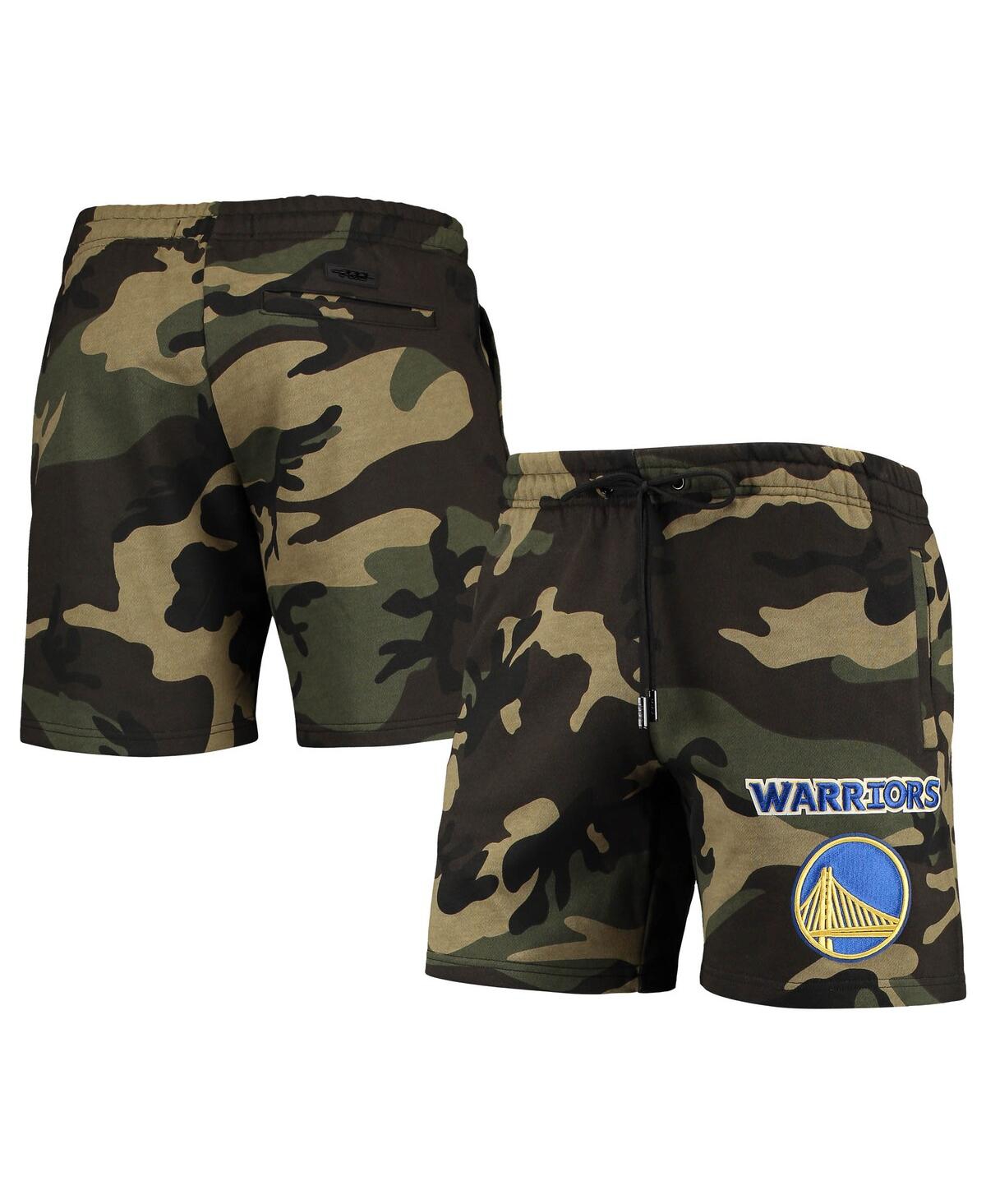 Pro Standard Camo Golden State Warriors Team Shorts In Camo