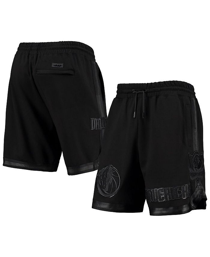 Pro Standard Men's Dallas Mavericks Triple Black Gloss Shorts Macy's