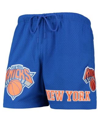 Men's Royal New York Knicks Mesh Capsule Shorts