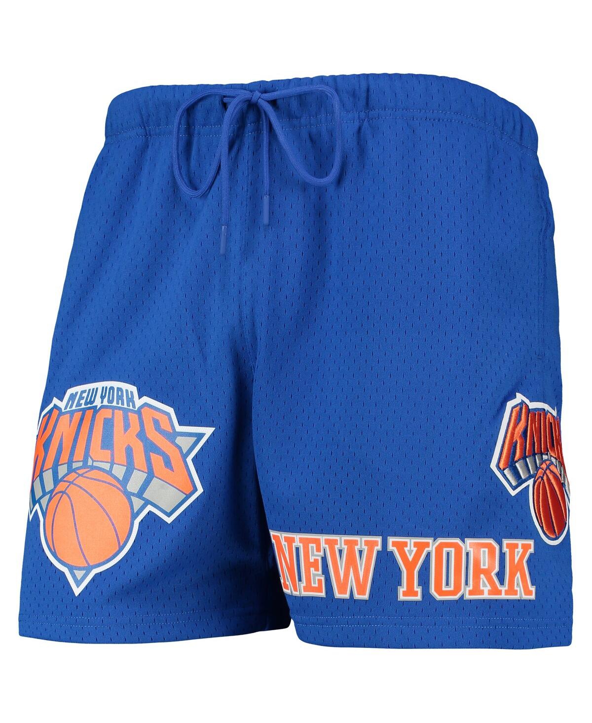 Men's Pro StandardNew York Knicks Mesh Capsule Shorts - Royal