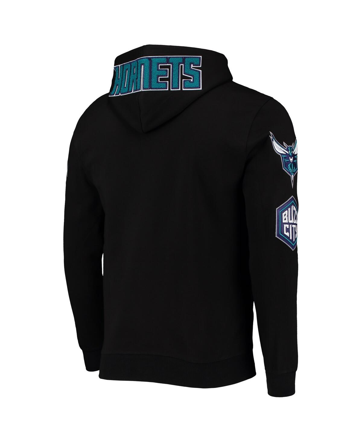 Men's Pro StandardCharlotte Hornets Logo Pullover Hoodie - Black