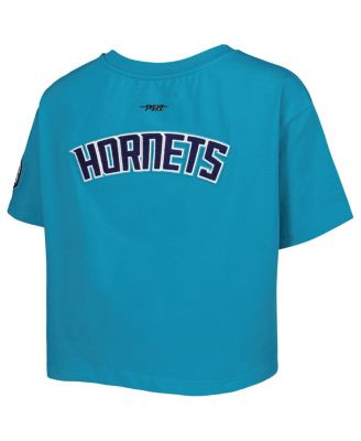 Women's Teal Charlotte Hornets Classics Boxy T-shirt