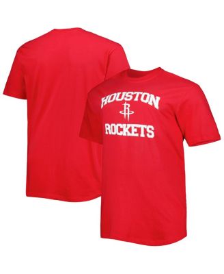 Men's Red Houston Rockets Big and Tall Heart and Soul T-shirt
