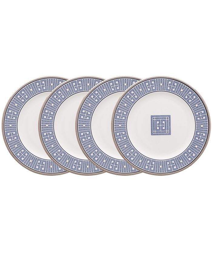 Noritake Infinity Blue Set Of 4 Bread Butter/Appetizer Plates, 61/2