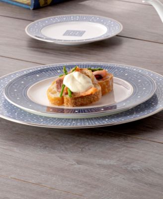 Infinity Blue 4 Piece Salad Plate Set, Service for 4