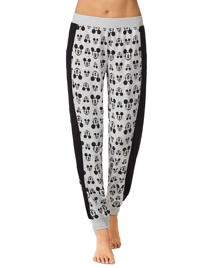 Disney Women's Mickey Mouse Printed Pajama Pants - Macy's