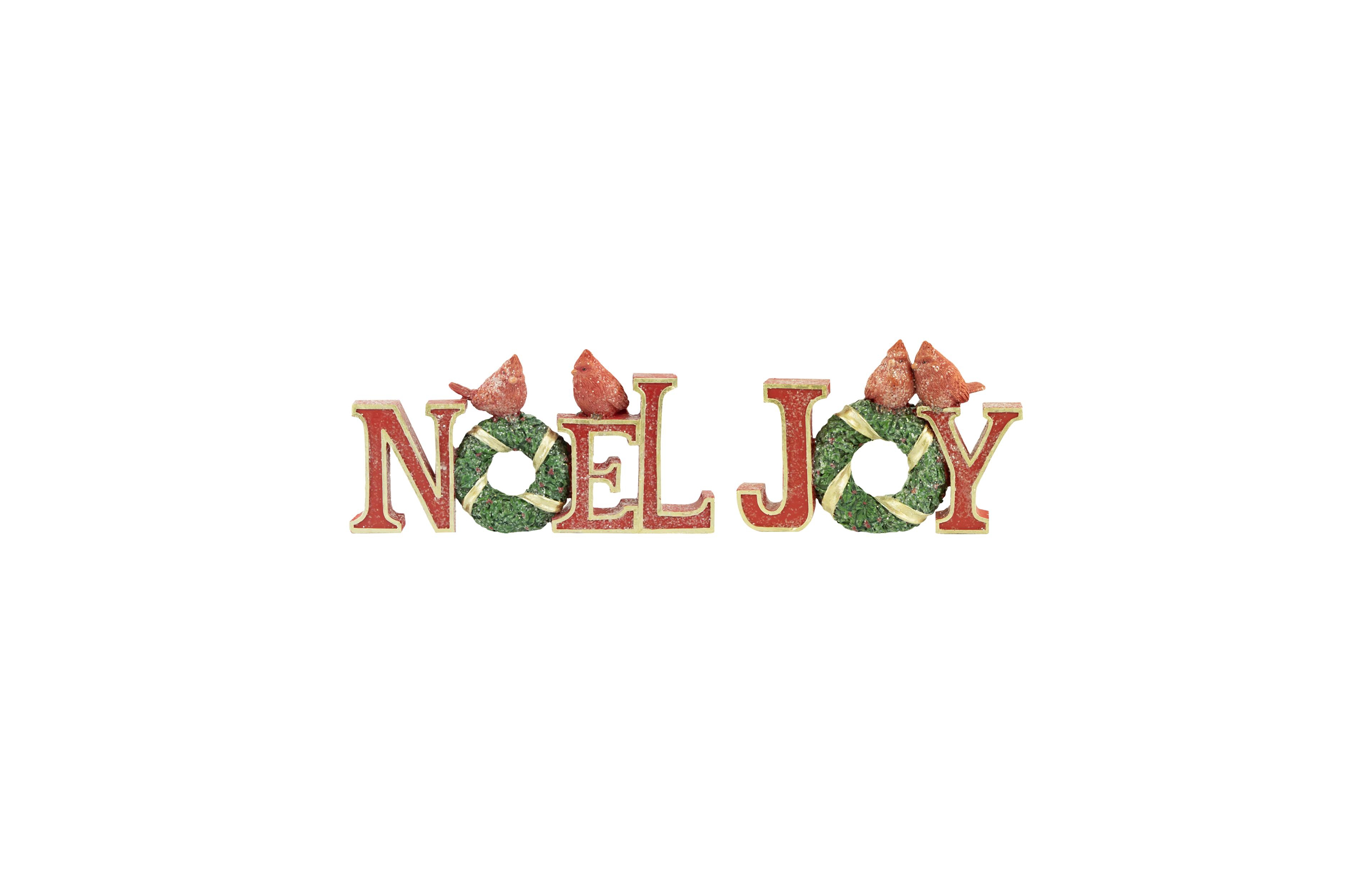 Northlight 10" "Joy" and "Noel" Christmas Signs, Set of 2