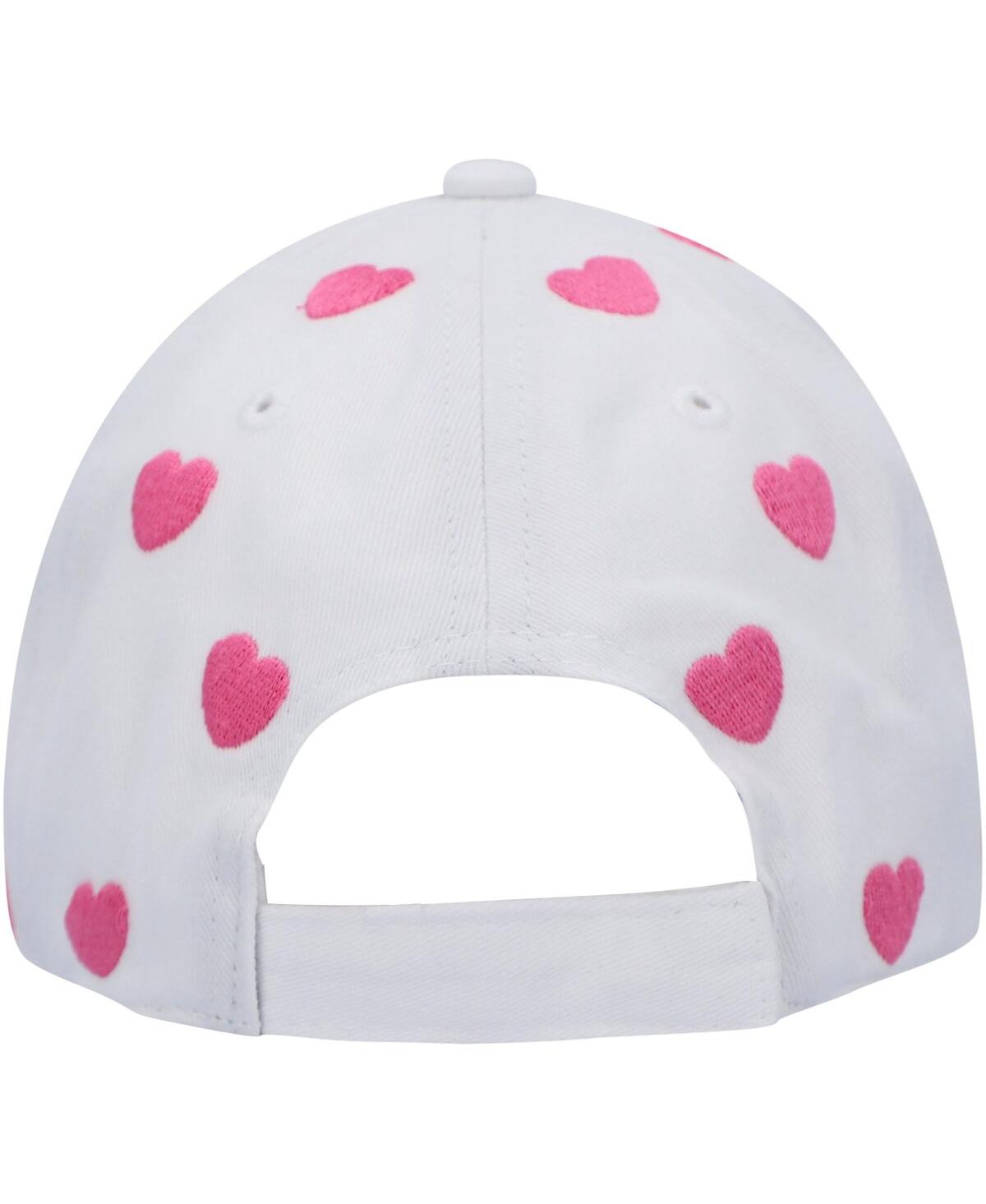 Shop 47 Brand Girls Toddler '47 White Buffalo Bills Surprise Clean Up Adjustable Hat