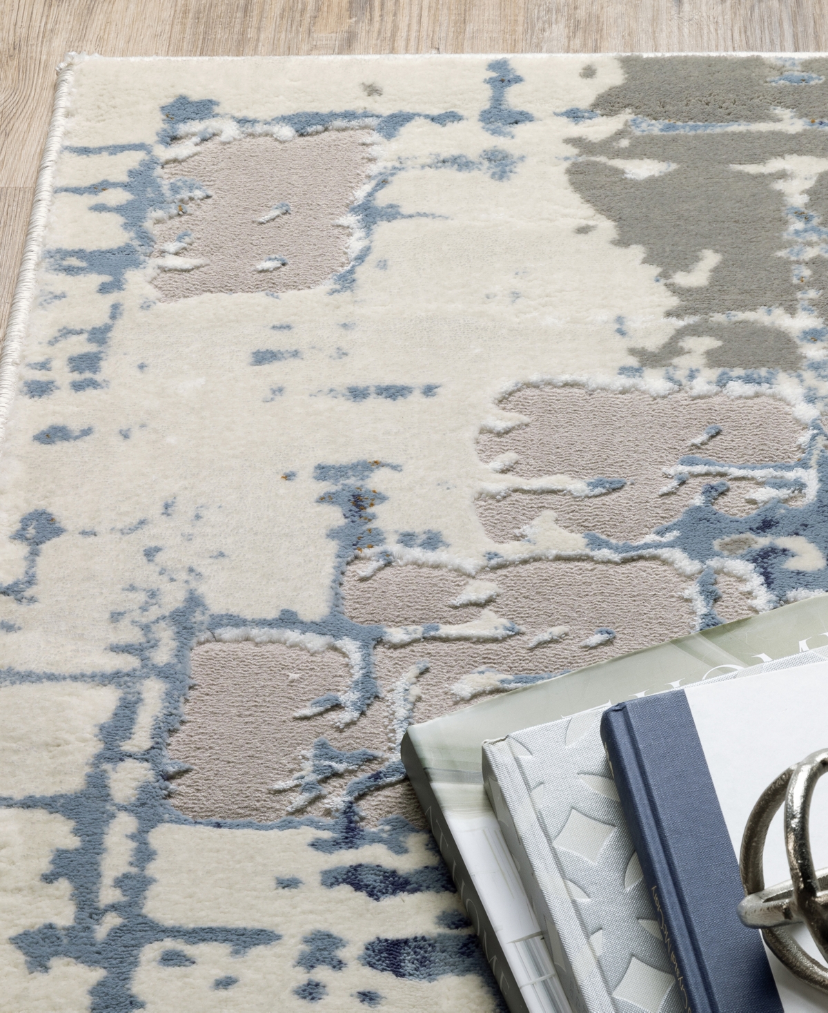 Jhb Design Easton 8111x 7'10" X 10'10" Area Rug In Ivory,blue