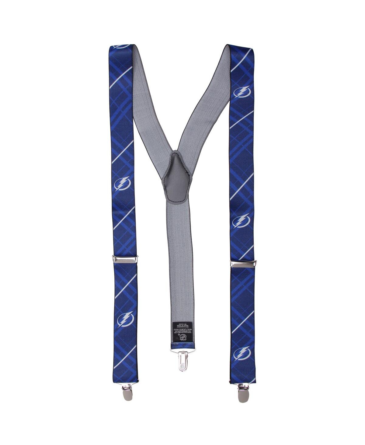 Men's Blue Tampa Bay Lightning Suspenders - Blue