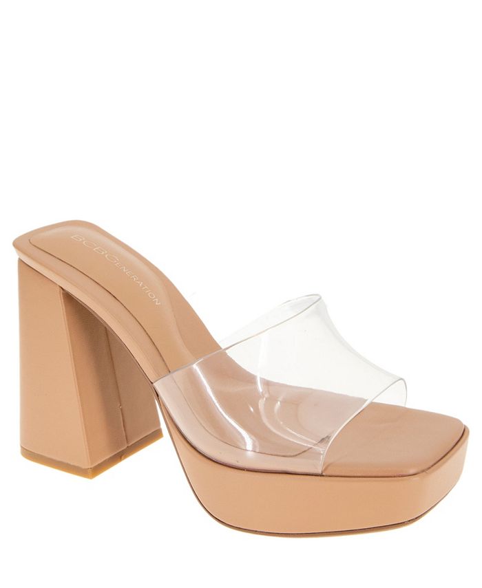 Bcbgeneration flora platform discount dress sandals